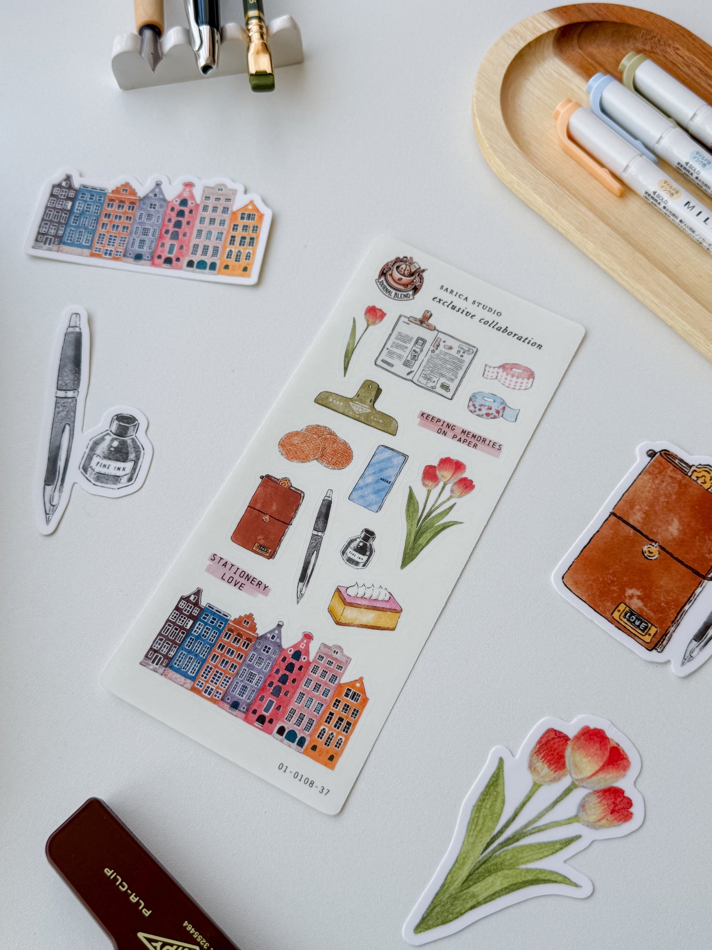 Sarica Studio x Journal Blend - stickersheet