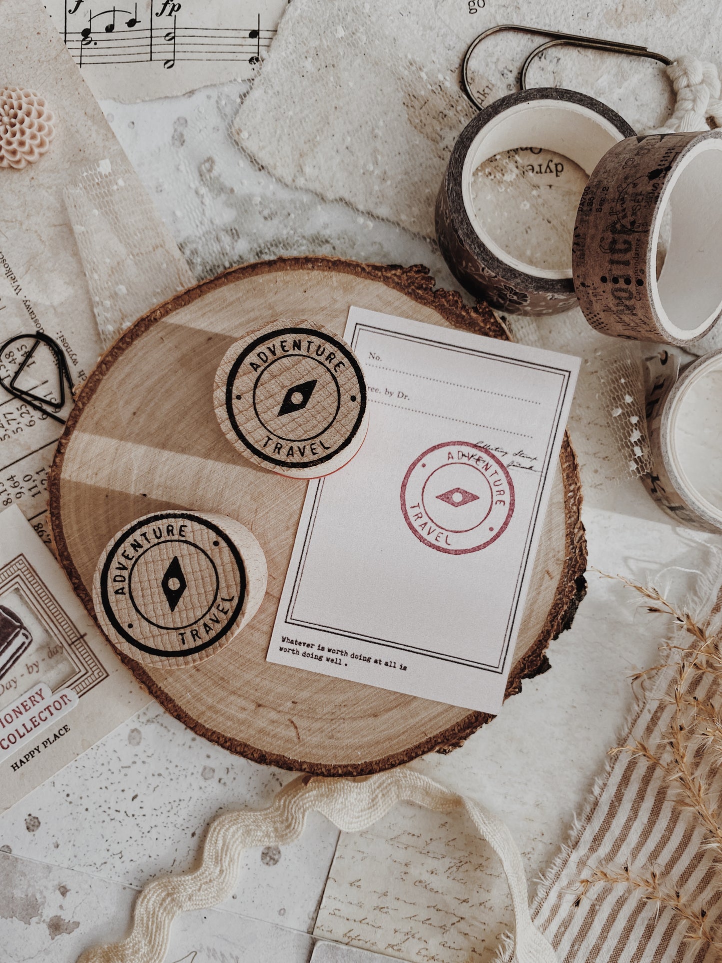 Albumlovehandmade - stamp - Adventure travel