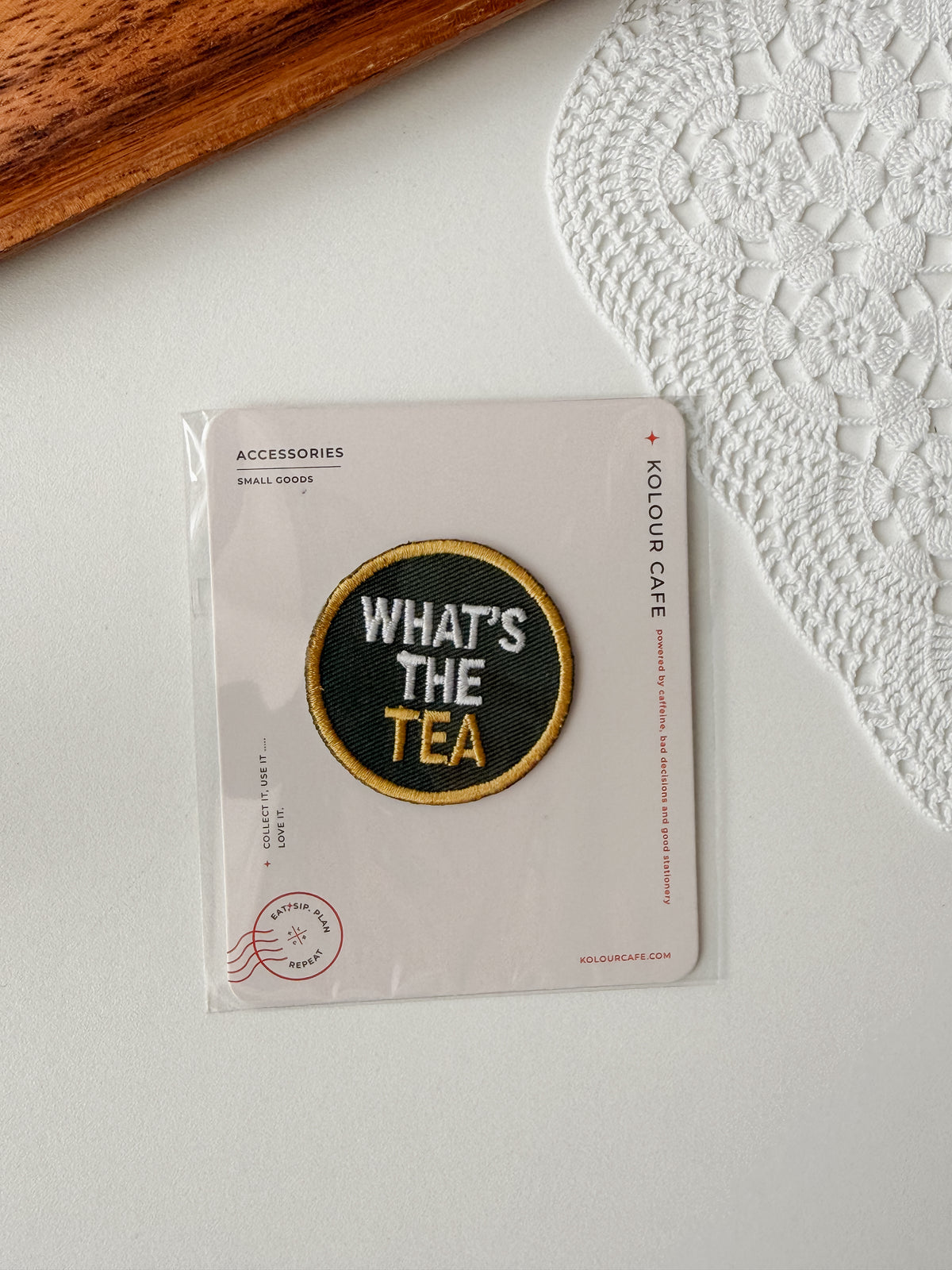 Kolour Cafe - Patch - What’s the tea