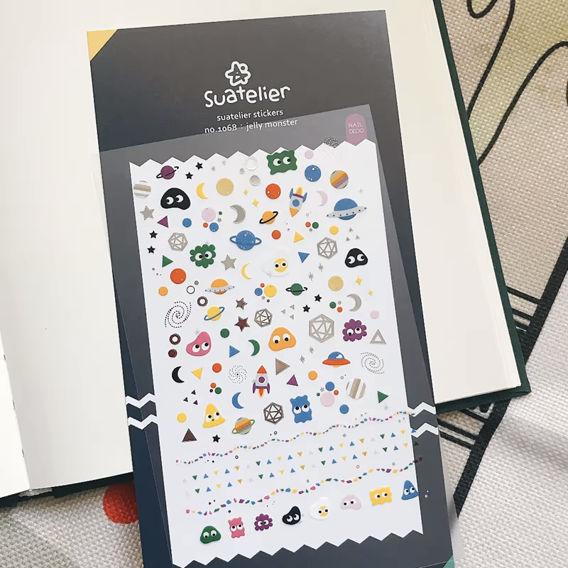 1068 - Jelly Monster - Stickersheet