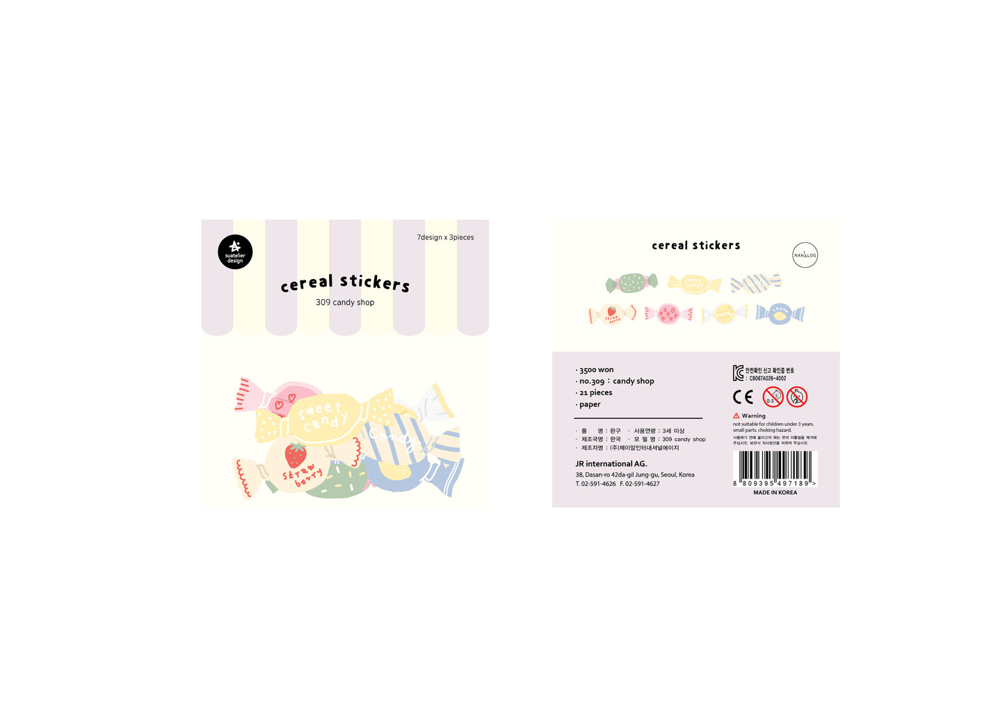 309 - Candy Shop - Stickers