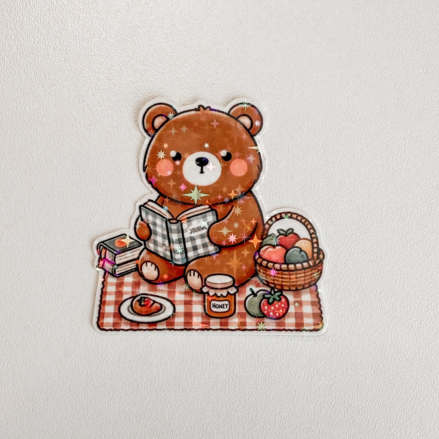 Sparkling bear - diecut stickers (6 designs)
