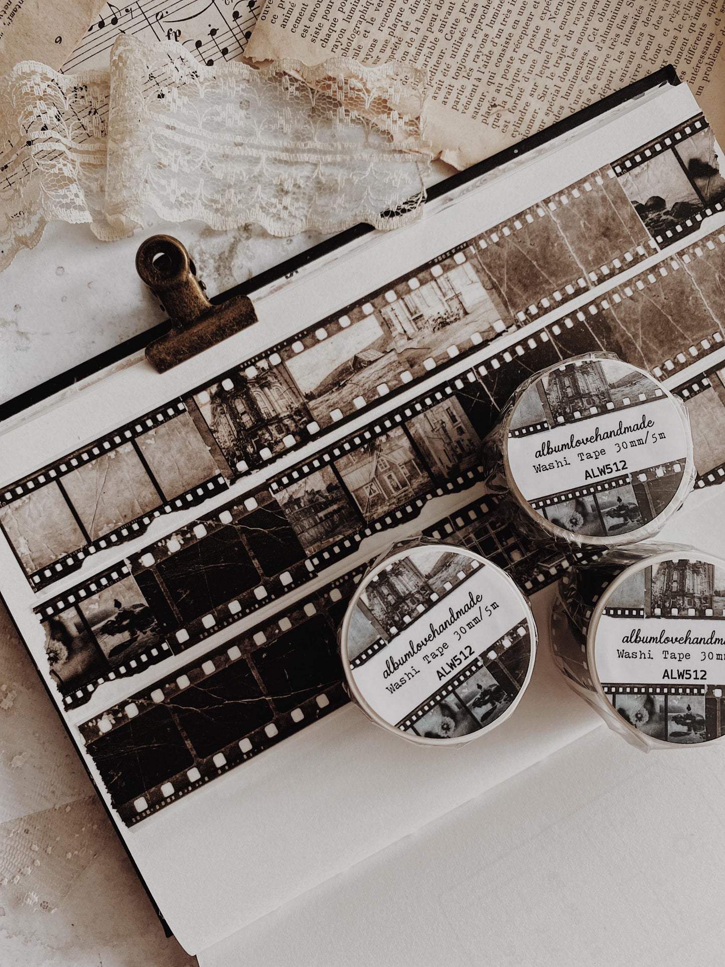 Albumlovehandmade - washi tape - Filmtape ALW512