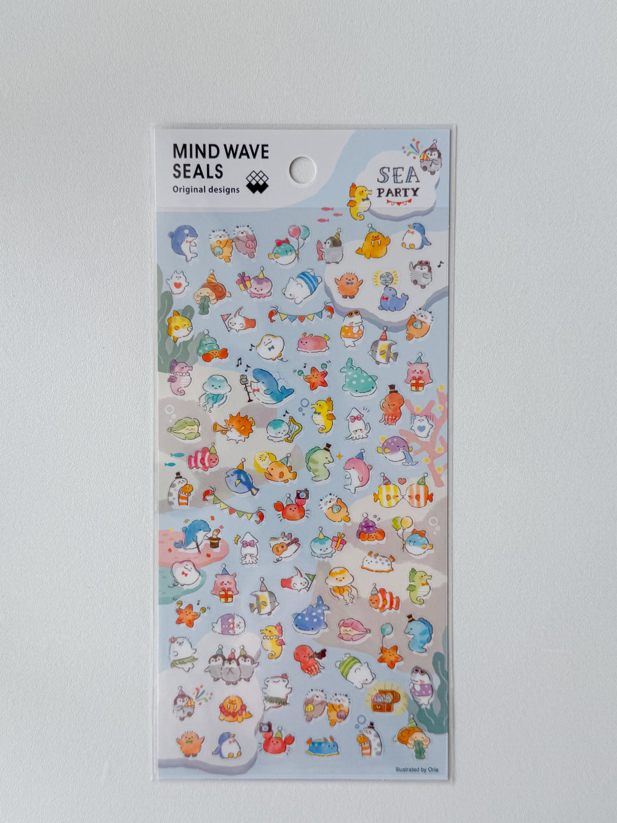 82055 - Mind Wave - sticker sheet - sea party