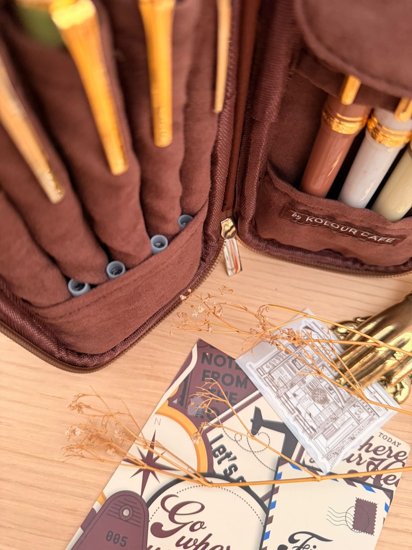 PRE-ORDER Kolour Cafe - Pen pouches (4 colors)