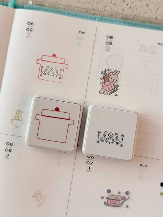 Dana ate oatmeal - Slow cooker - slide stamp