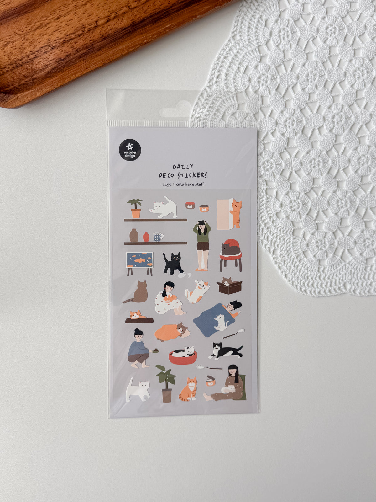 1150 - Cats have stuff - stickersheet