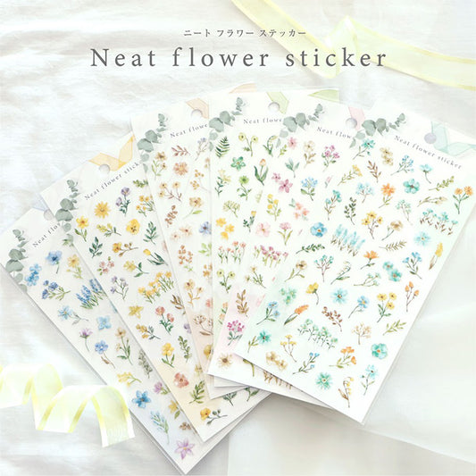 Mind Wave -  Neat Flower Stickers (6 designs)