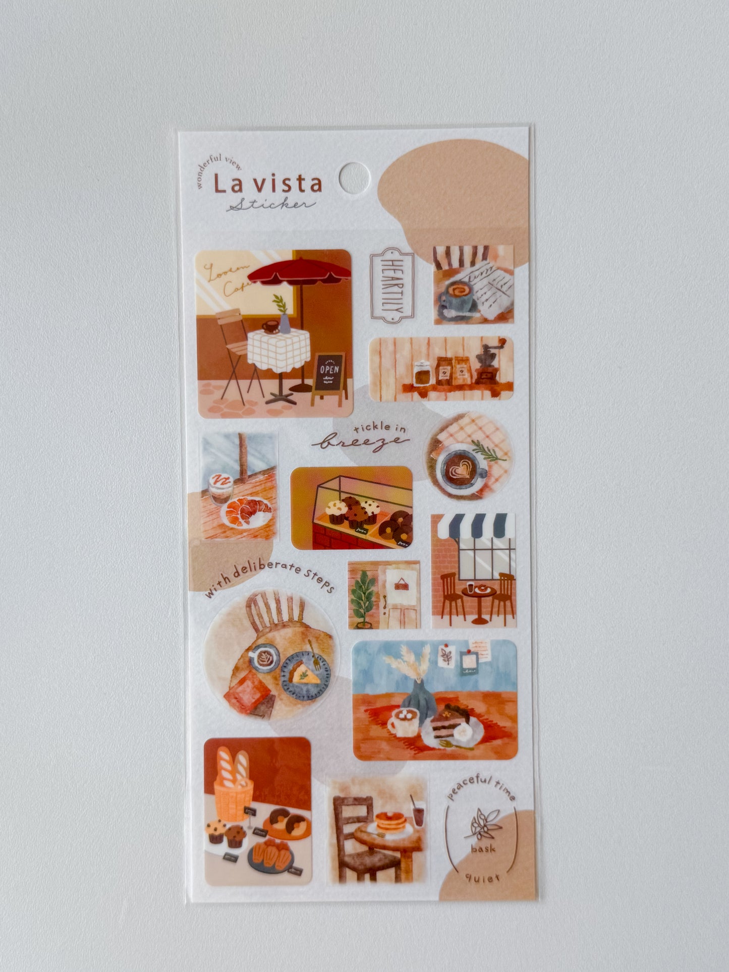 81897 - Mind Wave - La vista sticker sheet - Café