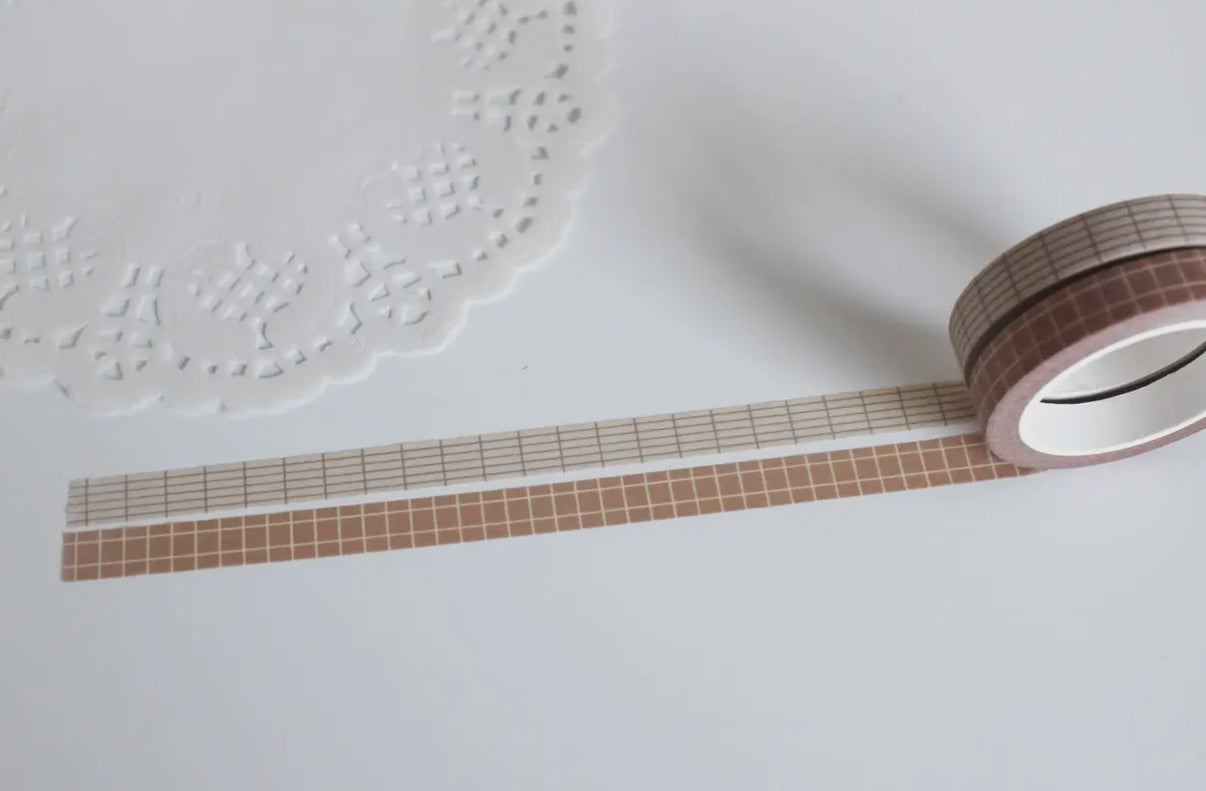 Note and Wish | Washi Tape - Parchment and Ash