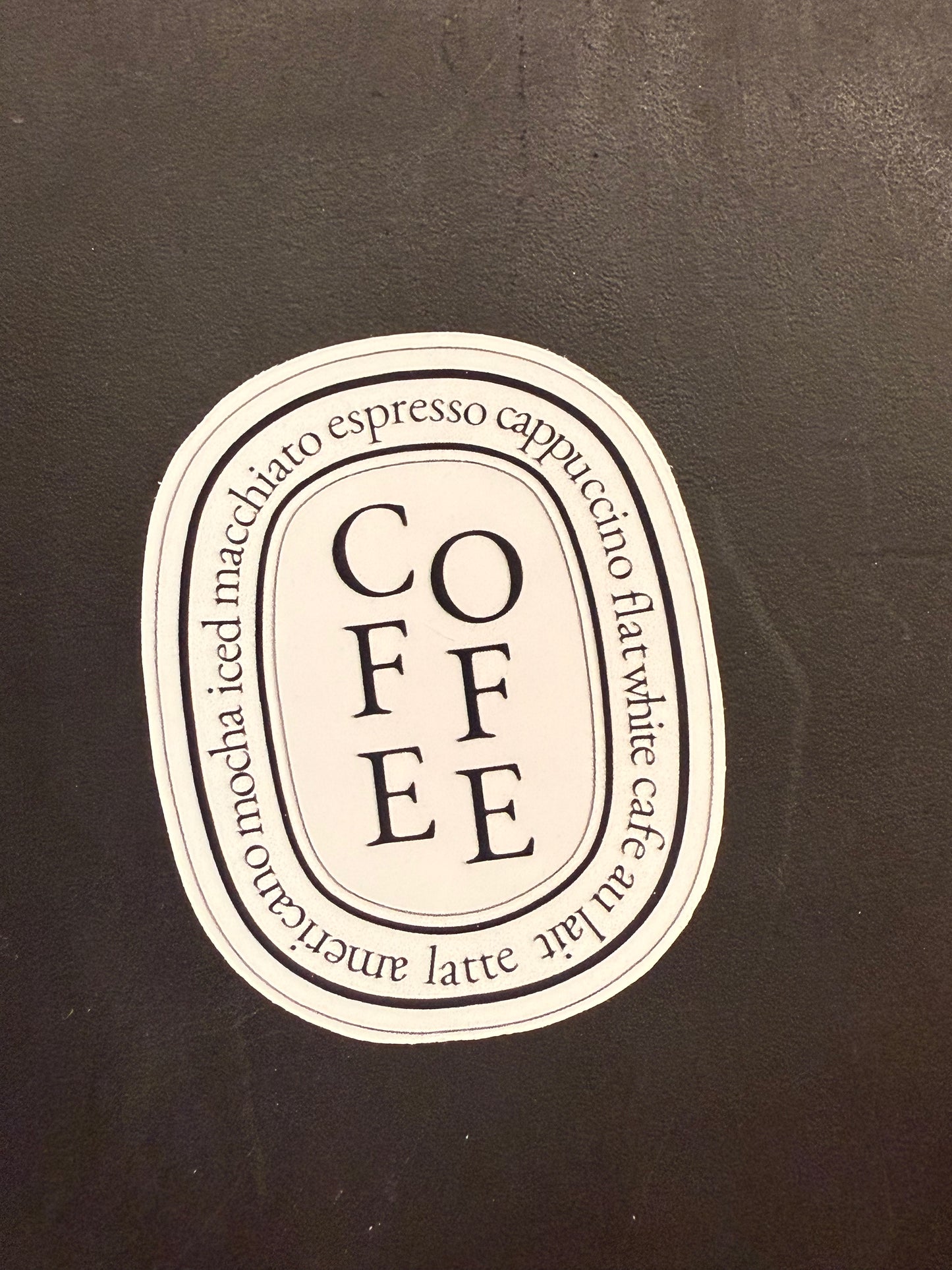 Coffee - diecut sticker