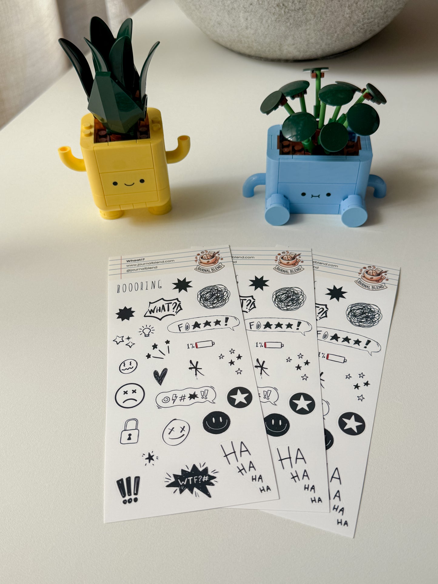 Journal Blend - Stickersheet - whaaat?!