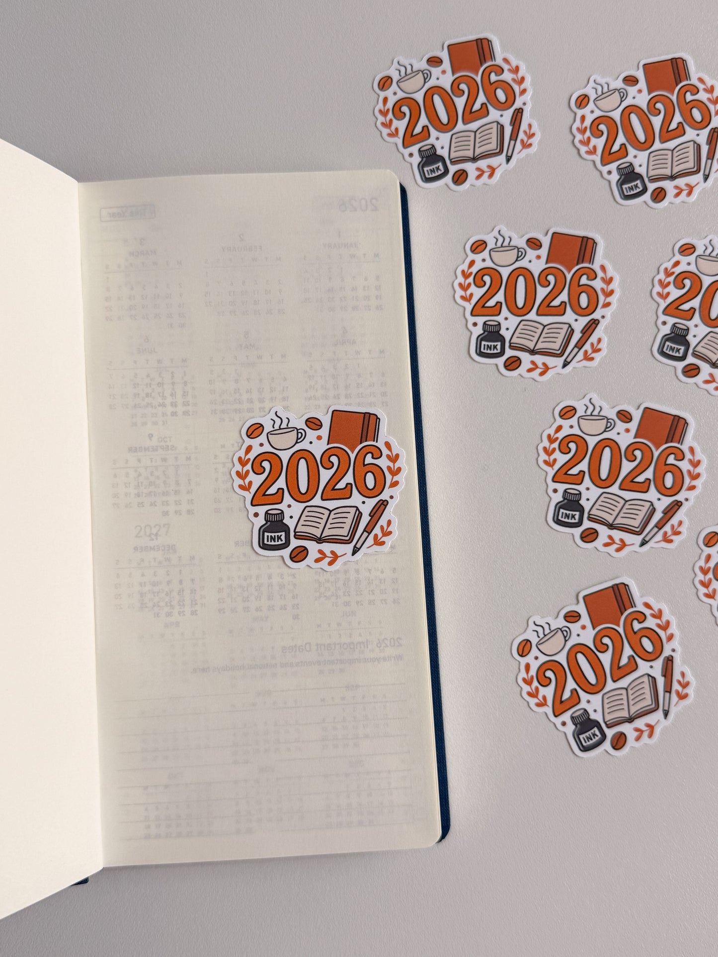 Journal Blend - 2026 -  Diecut sticker