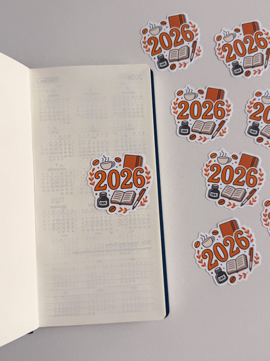 Journal Blend - 2026 -  Diecut sticker