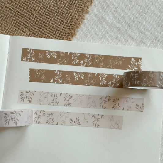 Washitape - Neutral branches light