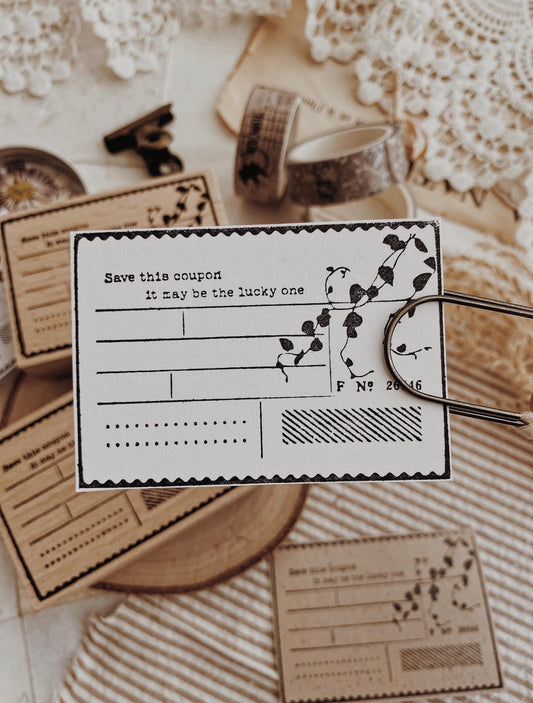 Albumlovehandmade - stamp - Vintage Coupon