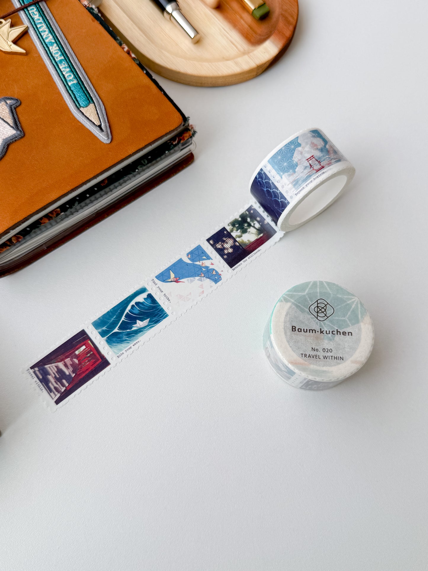 Baum Kuchen - washi tape - 020 travel within