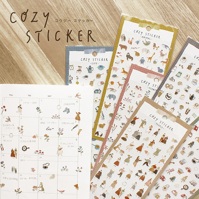 Mind Wave Cozy life Stickers (9 designs)