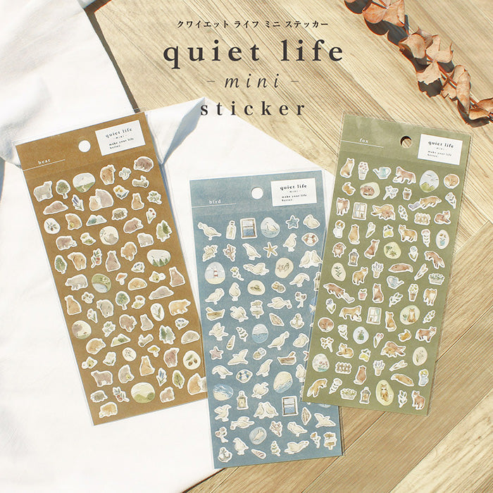 Mind Wave Quiet life Stickers (6 designs)