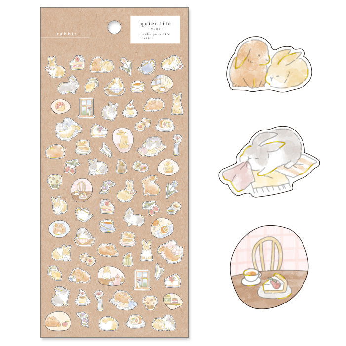 Mind Wave Quiet life Stickers (6 designs)