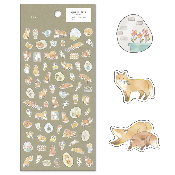 Mind Wave Quiet life Stickers (6 designs)