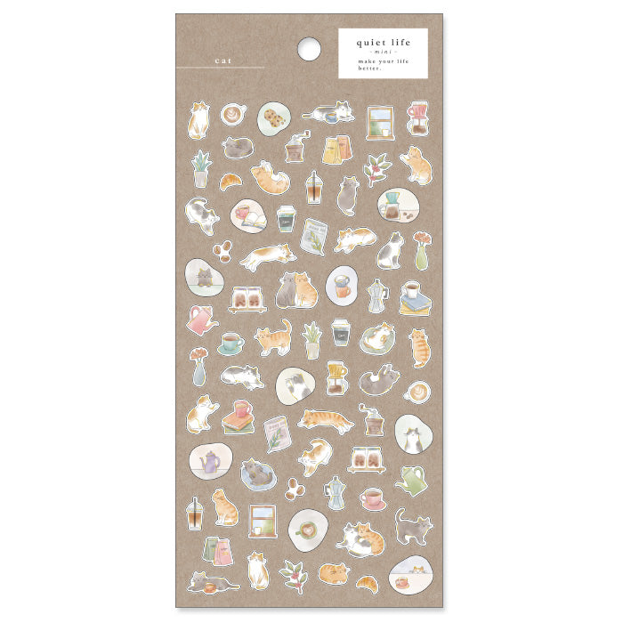 Mind Wave Quiet life Stickers (6 designs)
