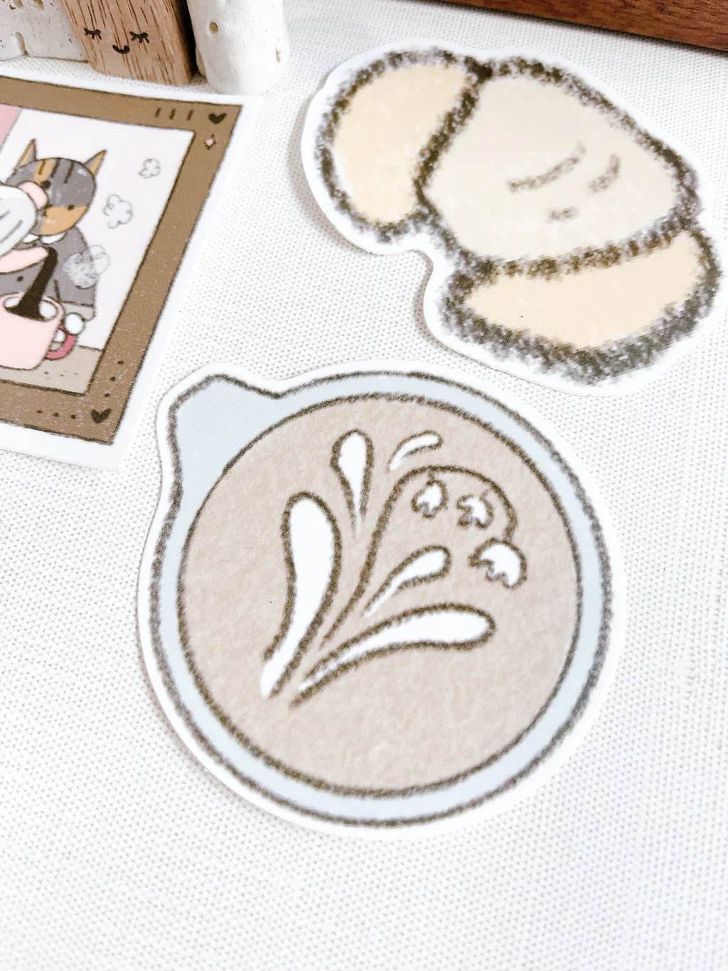 Kuboandlucy x Dana Ate Oatmeal | Cappuccino vinyl sticker