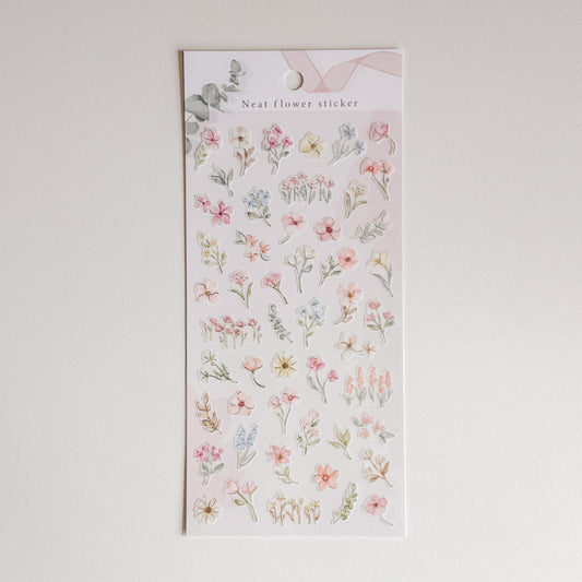 Mind Wave -  Neat Flower Stickers (6 designs)
