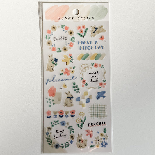 82126 - Mind Wave sunny sketch sticker