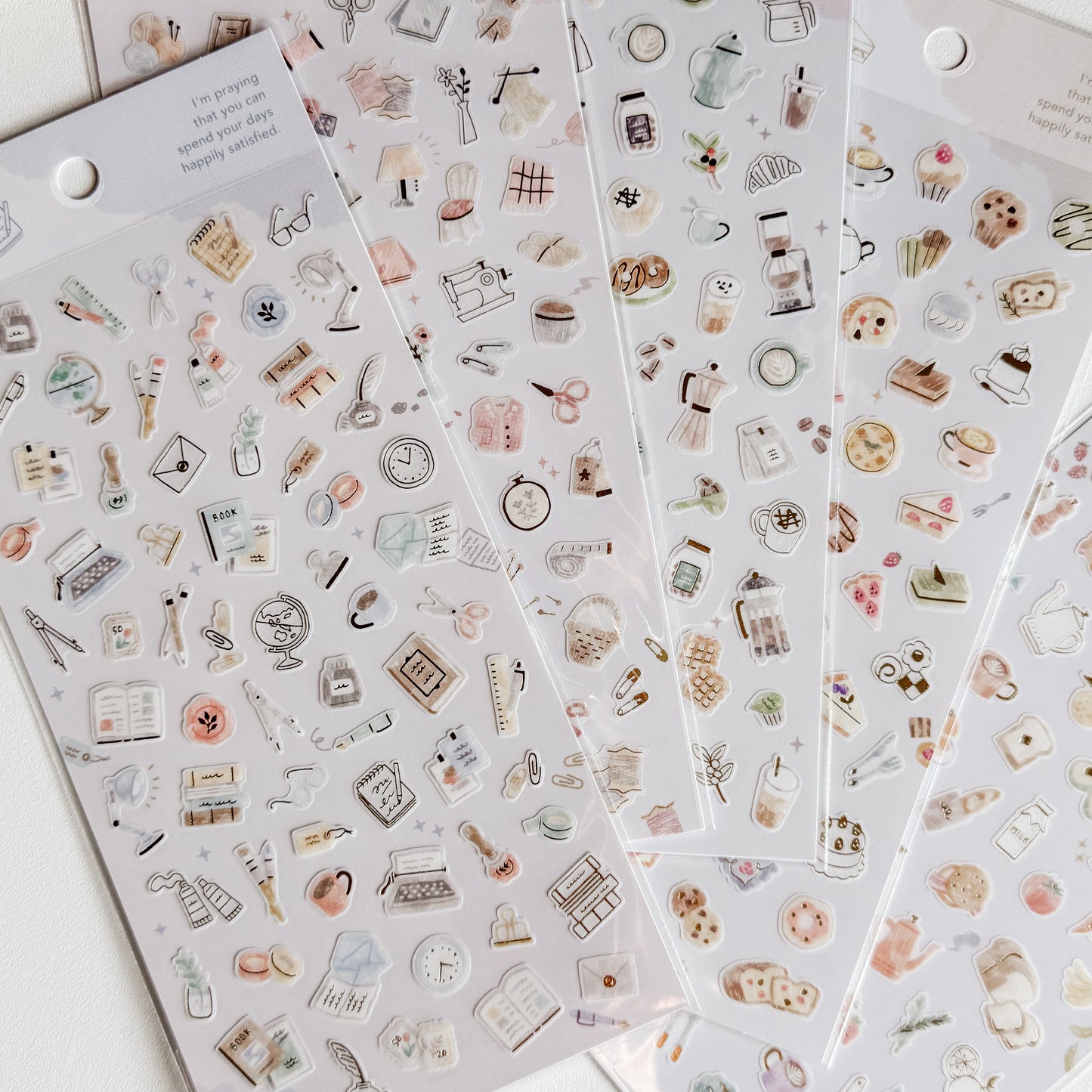 Mind Wave One’s Daily Life Stickers (5 designs)