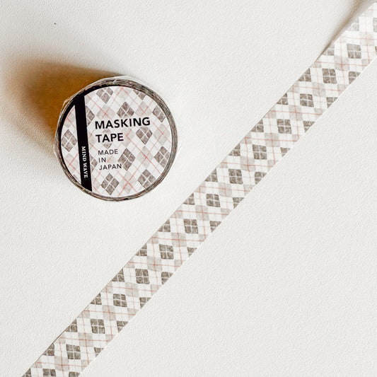 95395 - Mind Wave Washi Tape – Black and white pattern