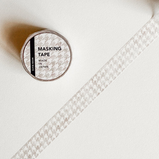 95436 - Mind Wave Washi Tape – Grey tweed pattern