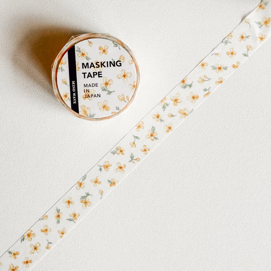 95315 - Mind Wave Washi Tape – Yellow flowers