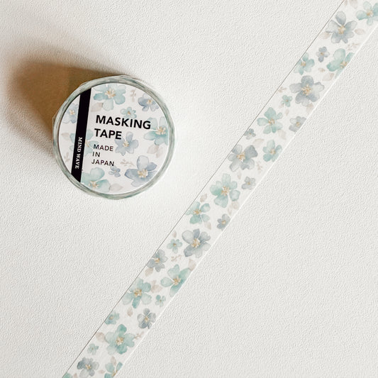 95313 - Mind Wave Washi Tape – Blue flowers