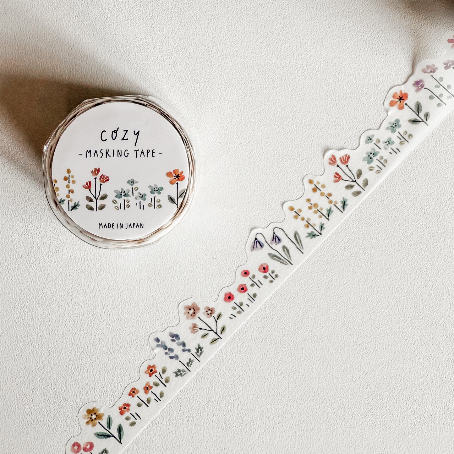 95217 - Mind Wave Die-cut Washi Tape – Cozy Flowers