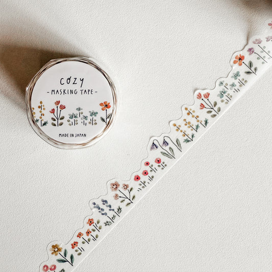 95217 - Mind Wave Die-cut Washi Tape – Cozy Flowers