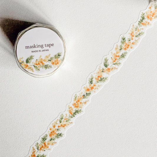 95339 - Mind Wave Die-cut Washi Tape – Yellow Flowers