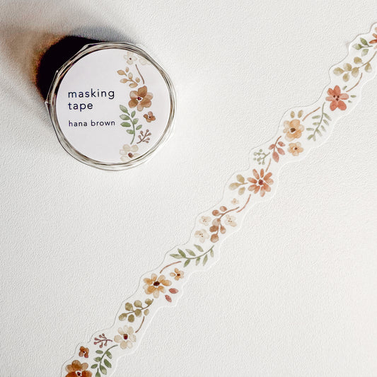 95304 - Mind Wave Die-cut Washi Tape – Hana brown
