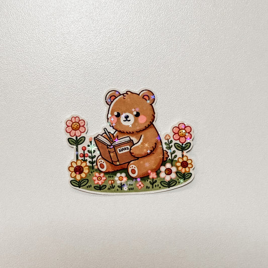 Sparkling bear - diecut stickers (6 designs)
