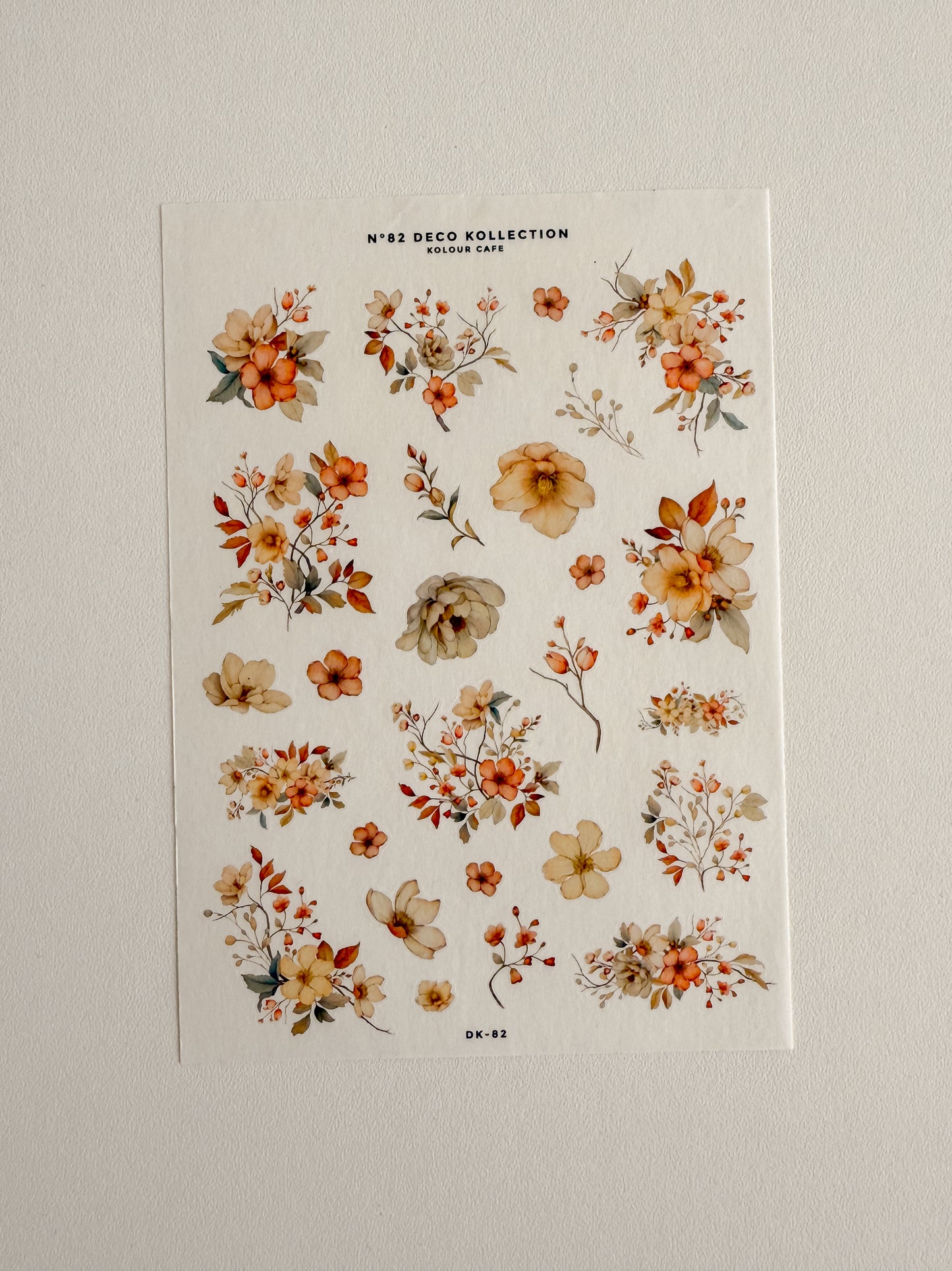 Kolour Cafe - N82 Bloom Decor - Stickersheet