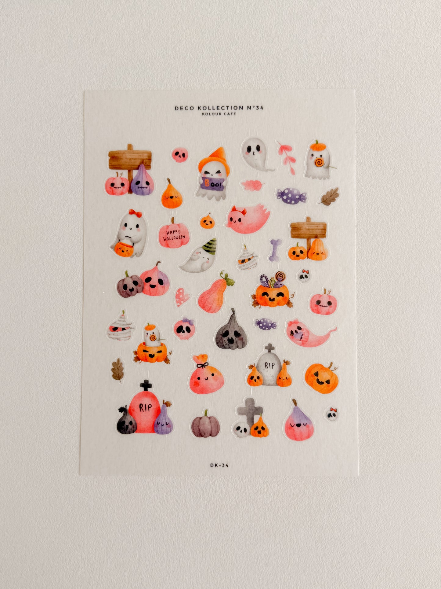 Kolour Cafe - N34 Spooky halloween - Stickersheet