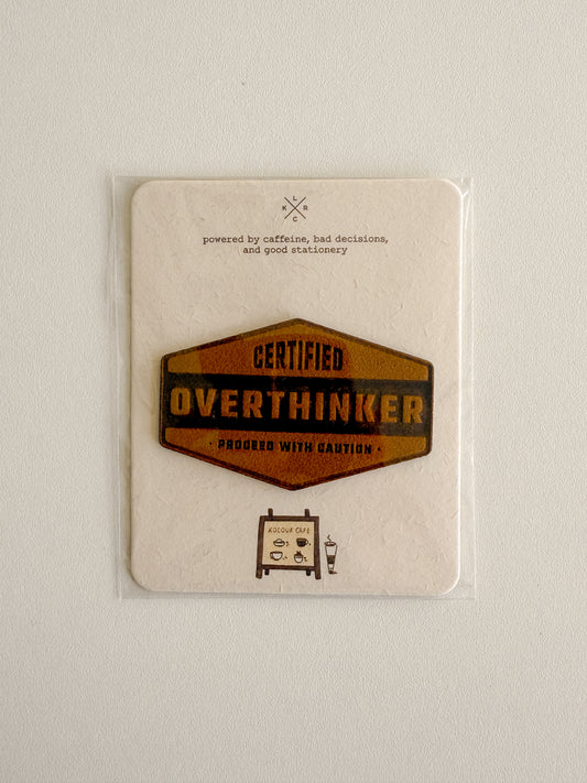 Kolour Cafe - Overthinker - Patch