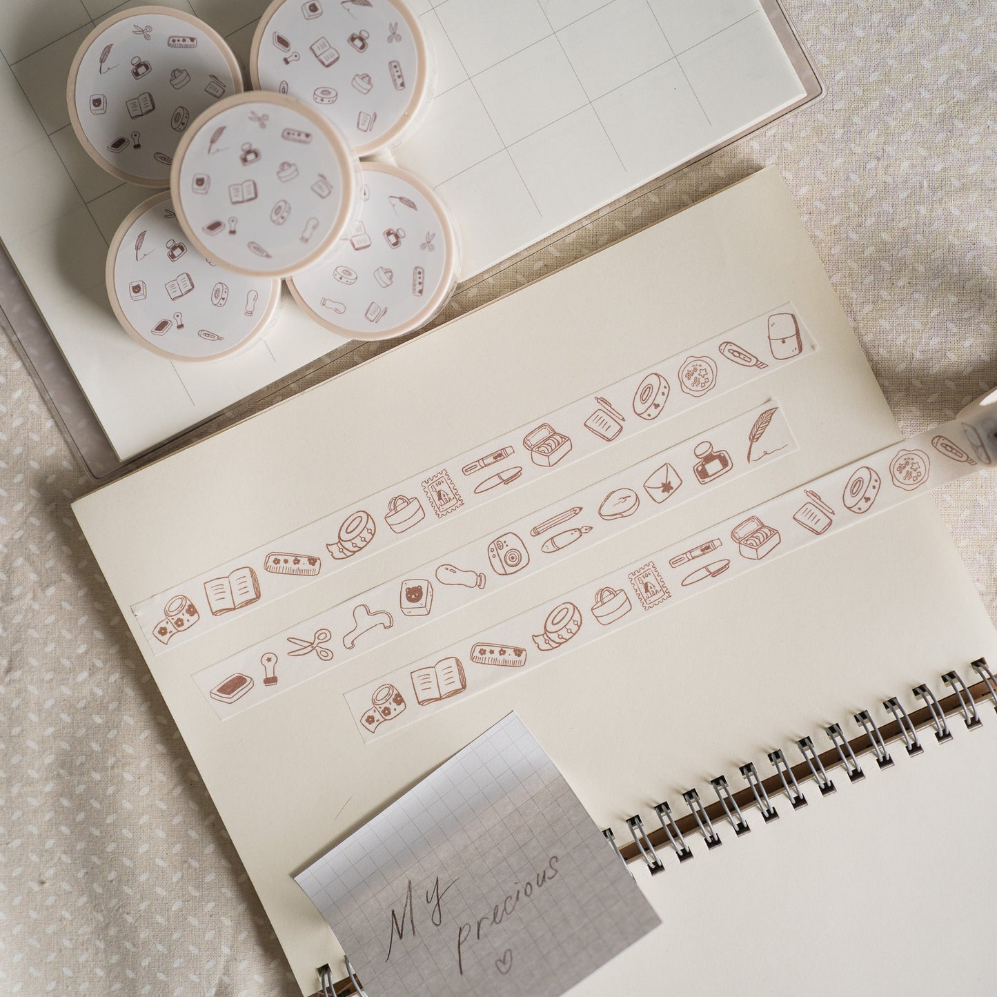 Sho Little Happiness Stamp Washi Tape – My Precious