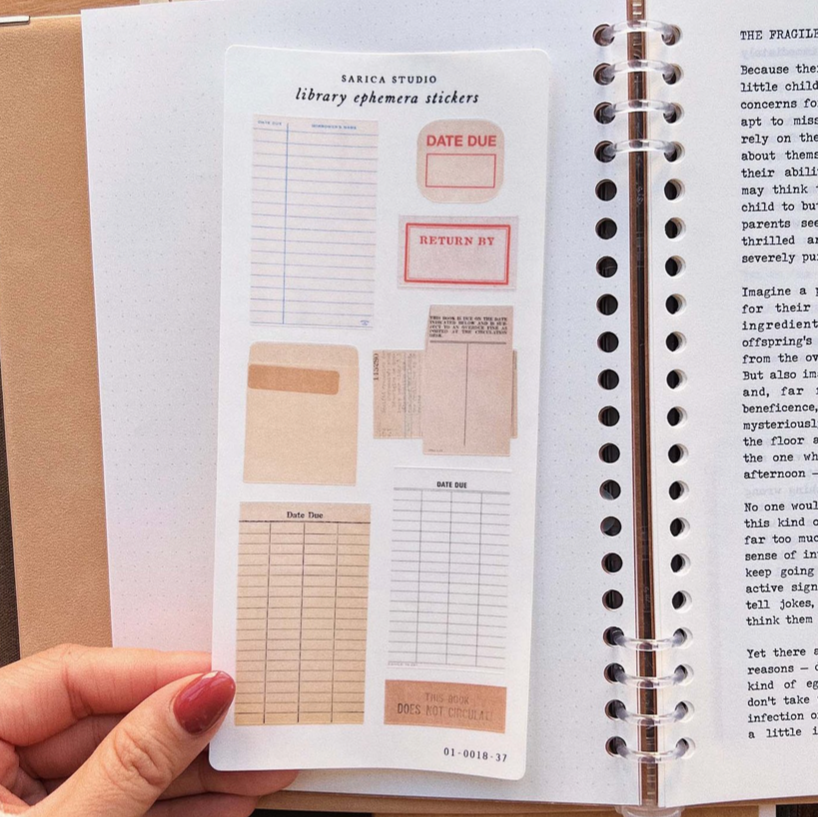 Sarica Studio - Library ephemera