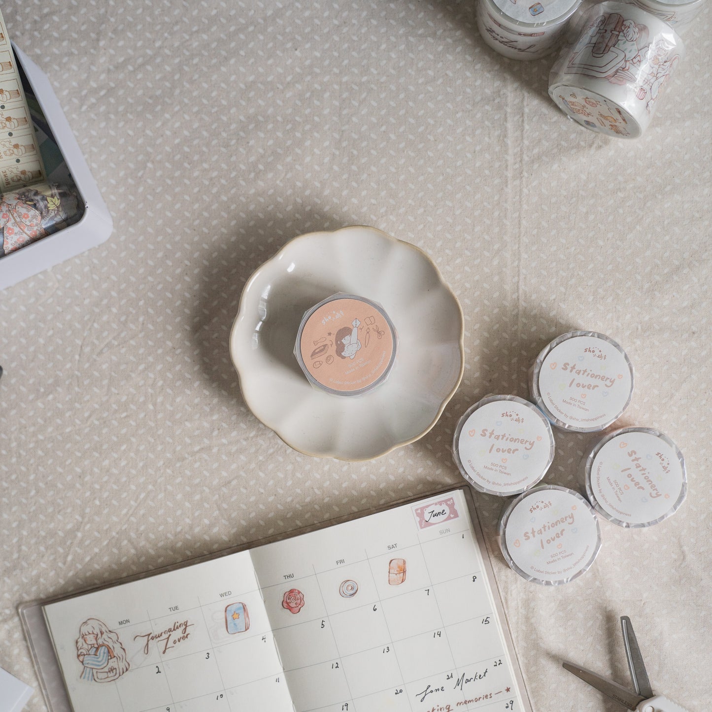 Sho Little Happiness Label Stickers Roll – Stationery Lover