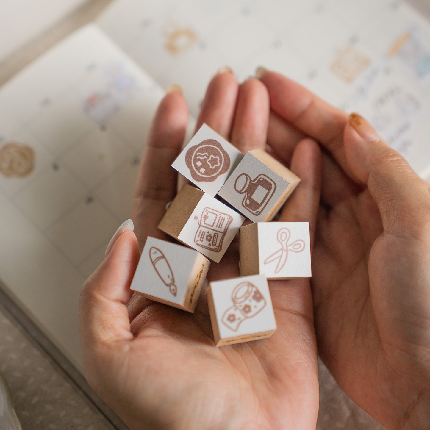 Sho Little Happiness Rubber stamps - Stationery