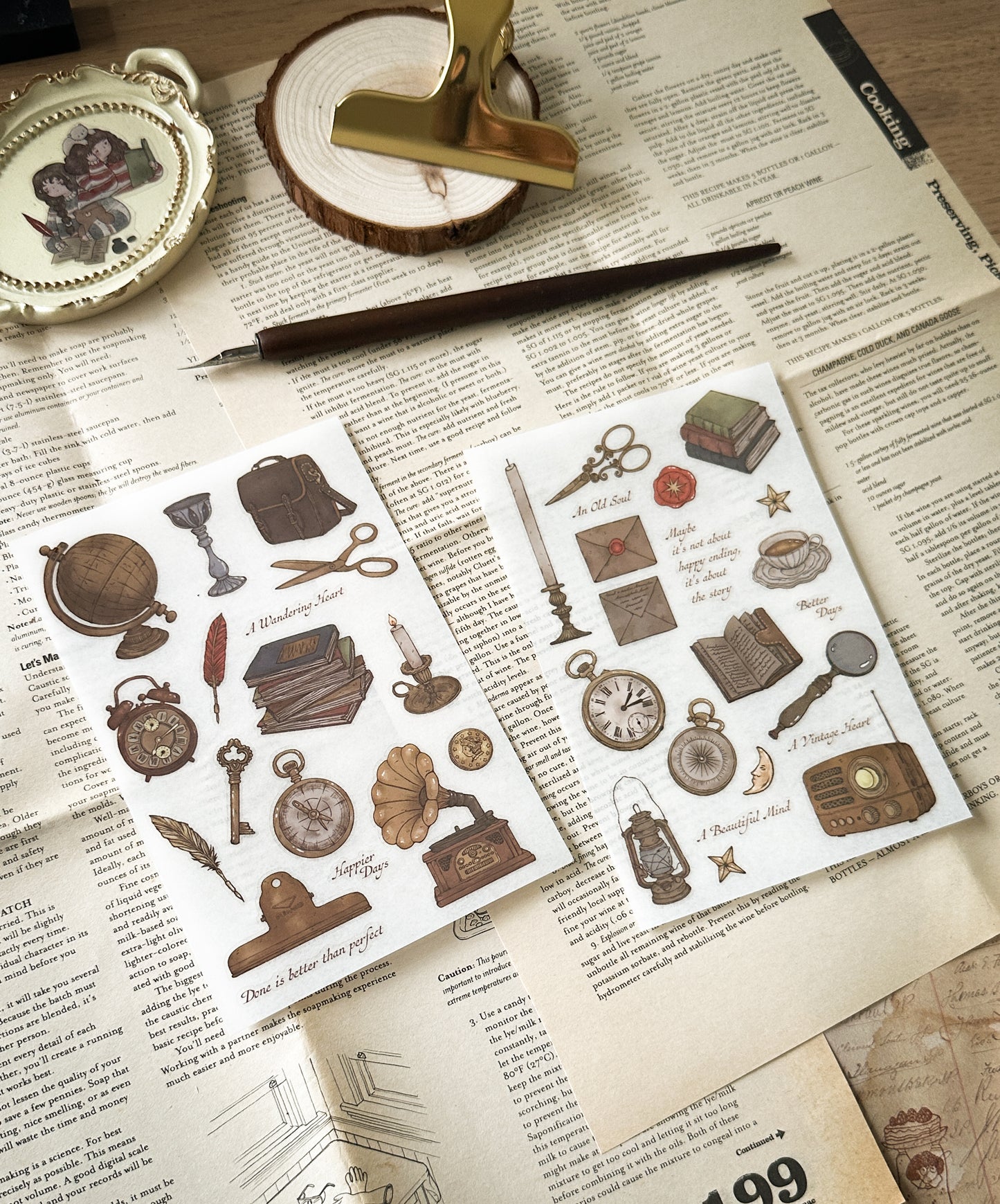Sho Little Happiness - Transfer Stickers – Vintage Objects