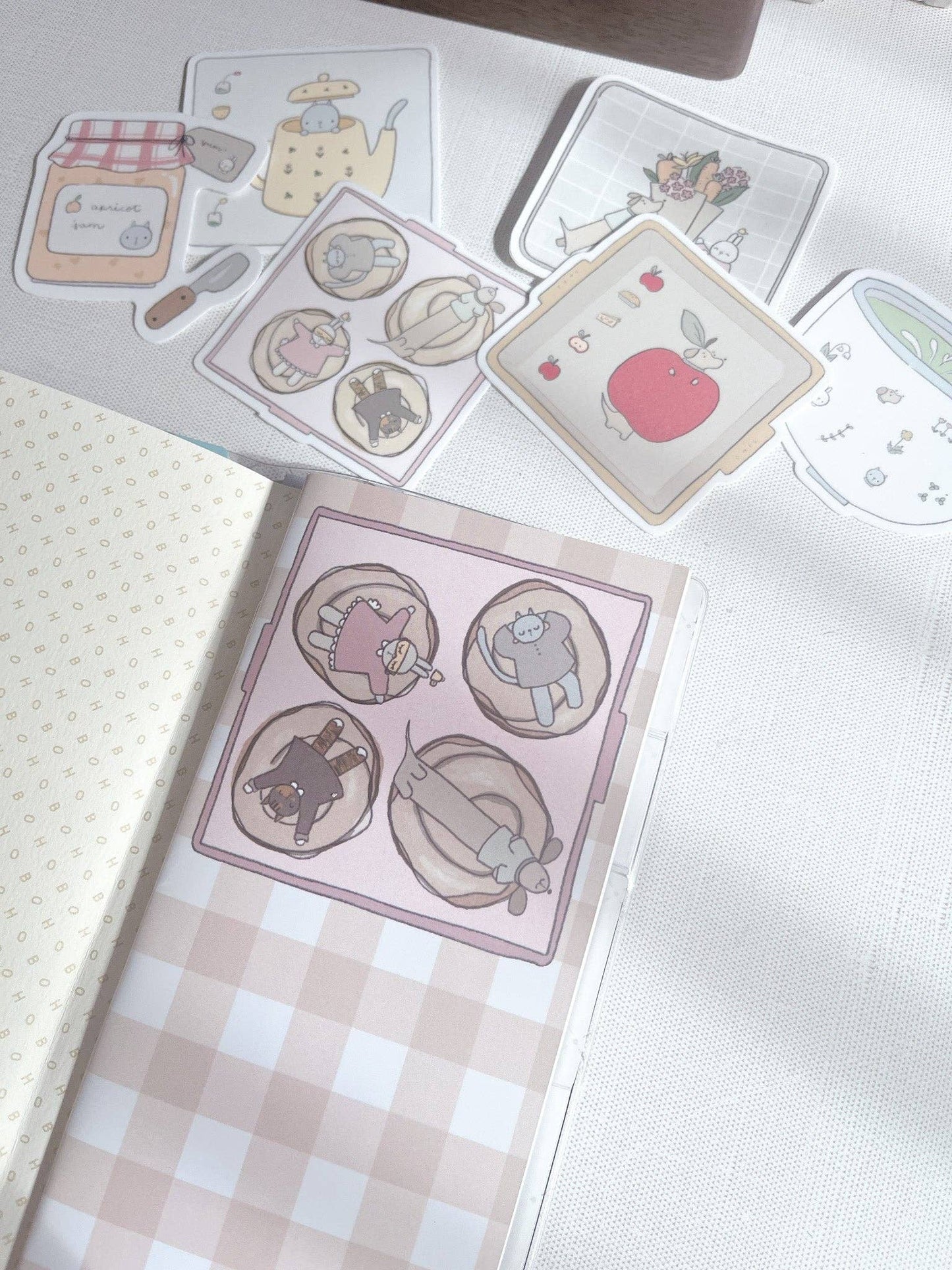 Kuboandlucy Stationery Co | Sticker Release Boek | Hobonichi Weeks Formaat