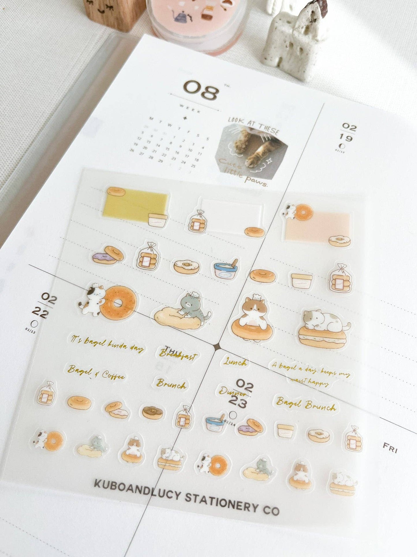 Kuboandlucy - Leuk PET-stickervel voor katten en honden | 4 ontwerpen