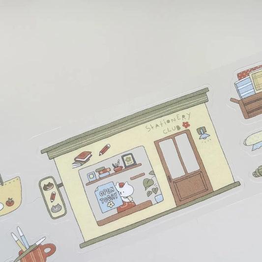 Kubo and Lucy x Idiot Sandwich - A cup of journaling - PET tape